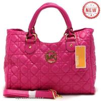 michael kors fulton gewatteerd groot fuchsia boekentassen Tas Origineel 18pfm128